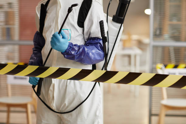 Professional Sewage Cleanup technician working in Livingston, CA